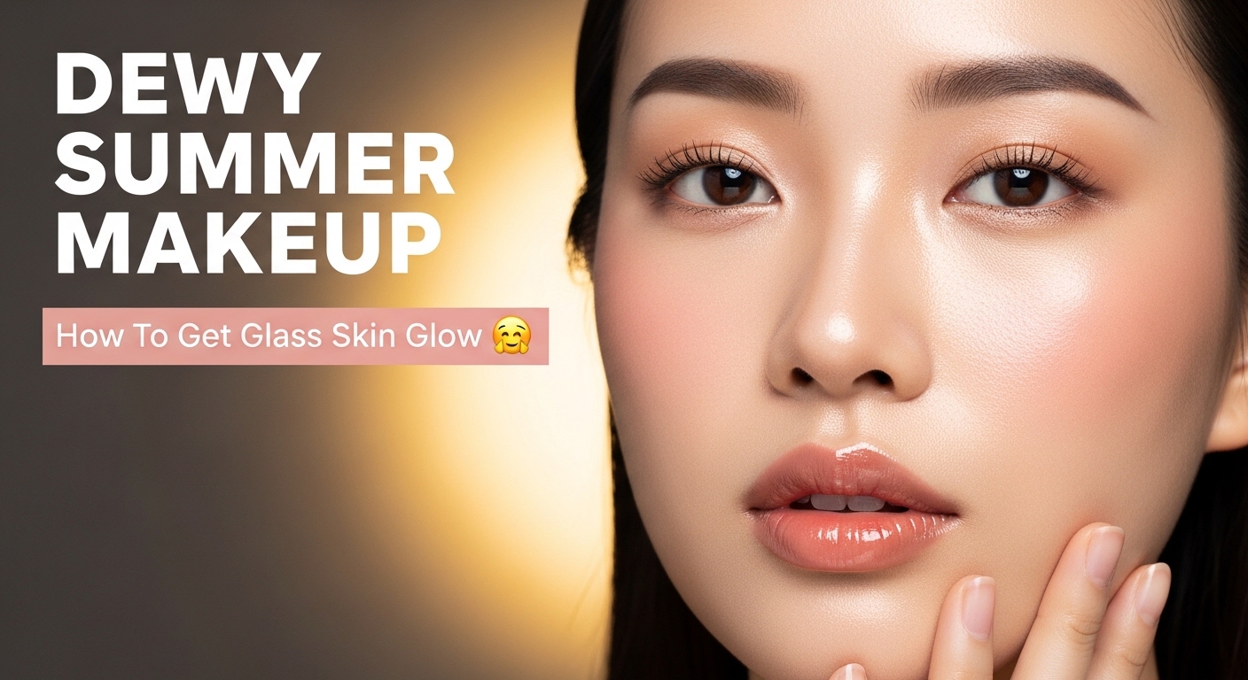 dewy summer makeup