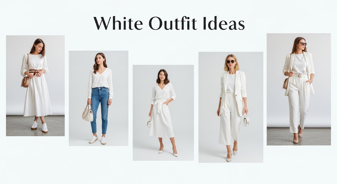 white outfit ideas for girls