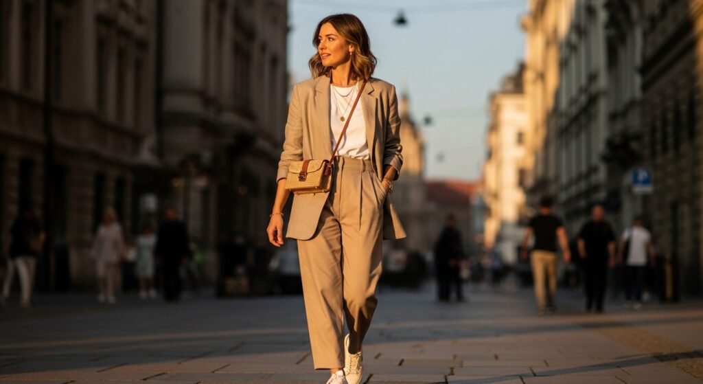 Light Jacket Layered Outfit