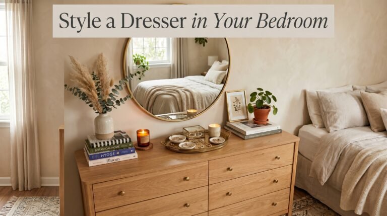 How to Style a Dresser in Your Bedroom Easy Decor Ideas