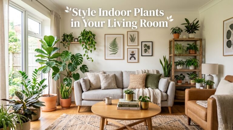How to Style Indoor Plants in Your Living Room Like a Pro