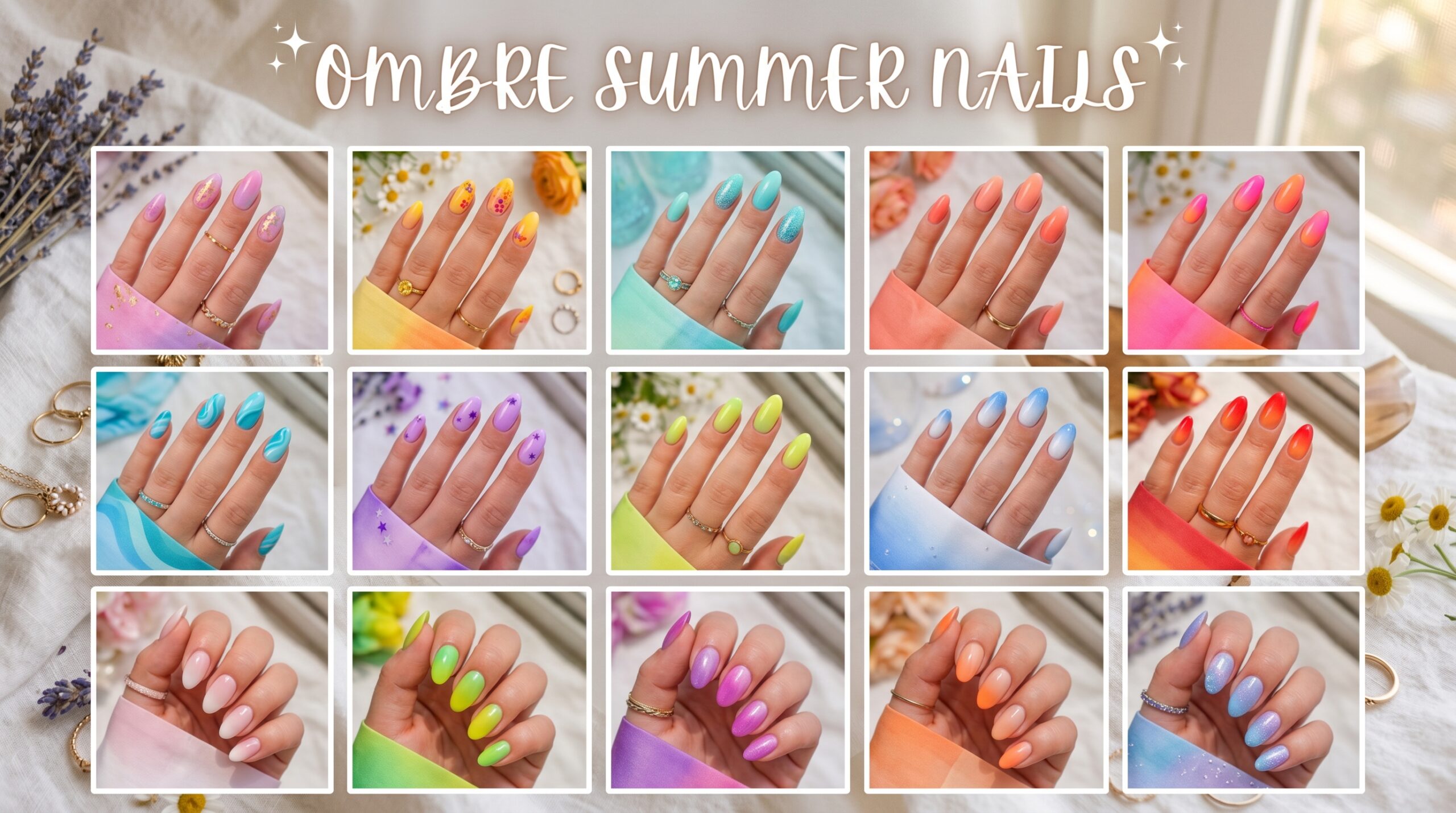 Ombre Summer Nails
