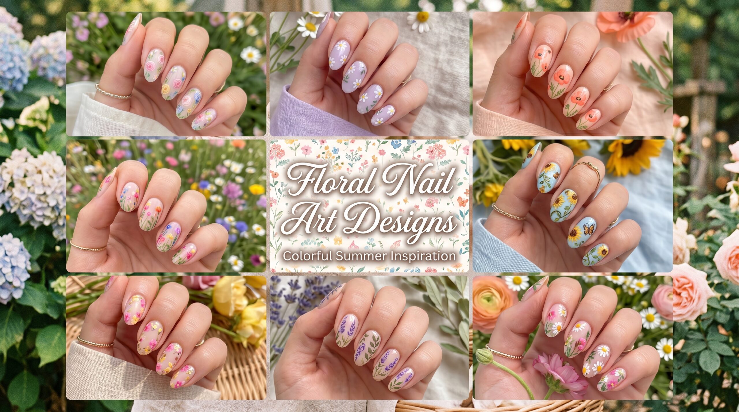 Floral Nail Art Designs