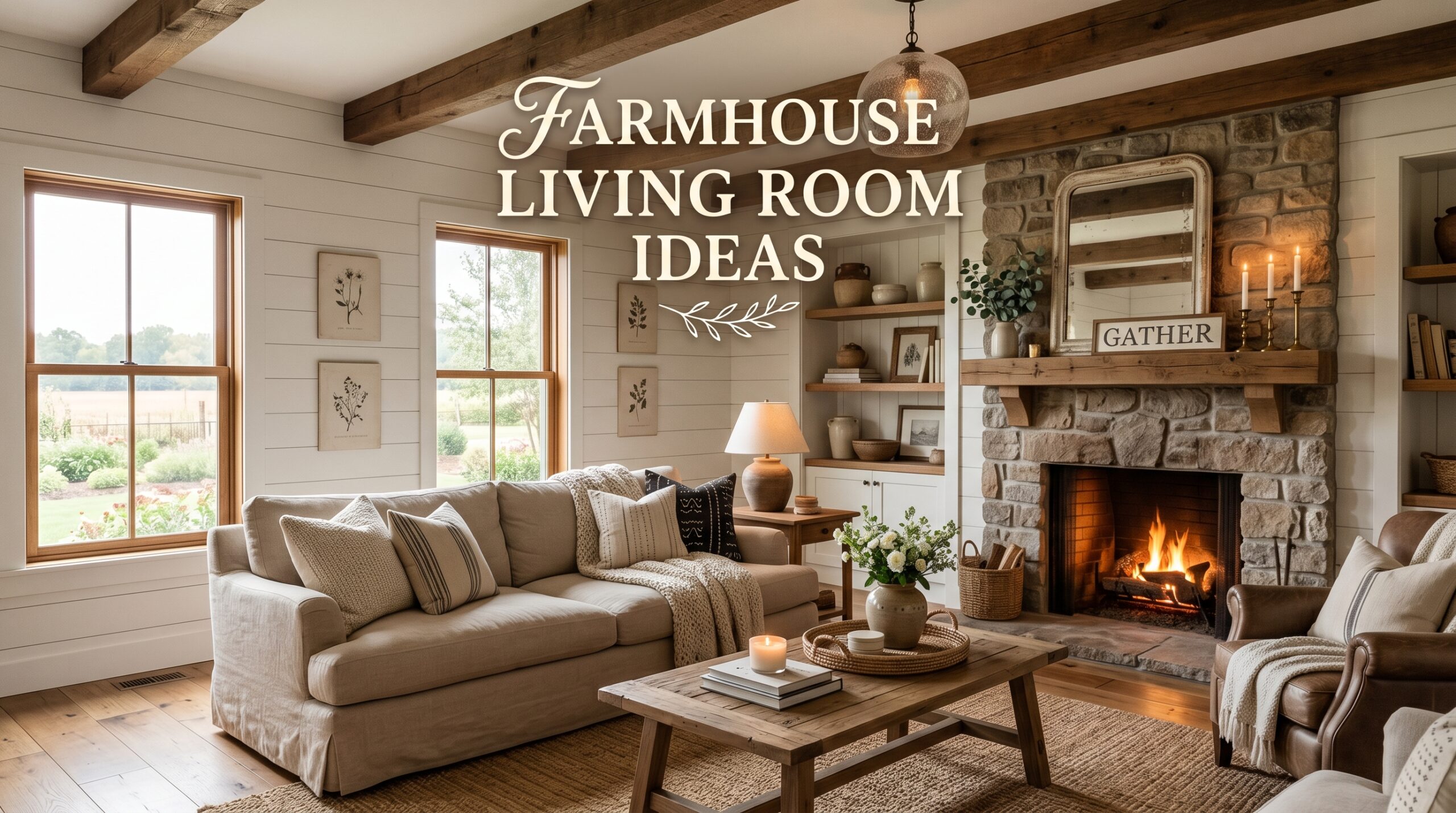 Farmhouse Living Room Ideas