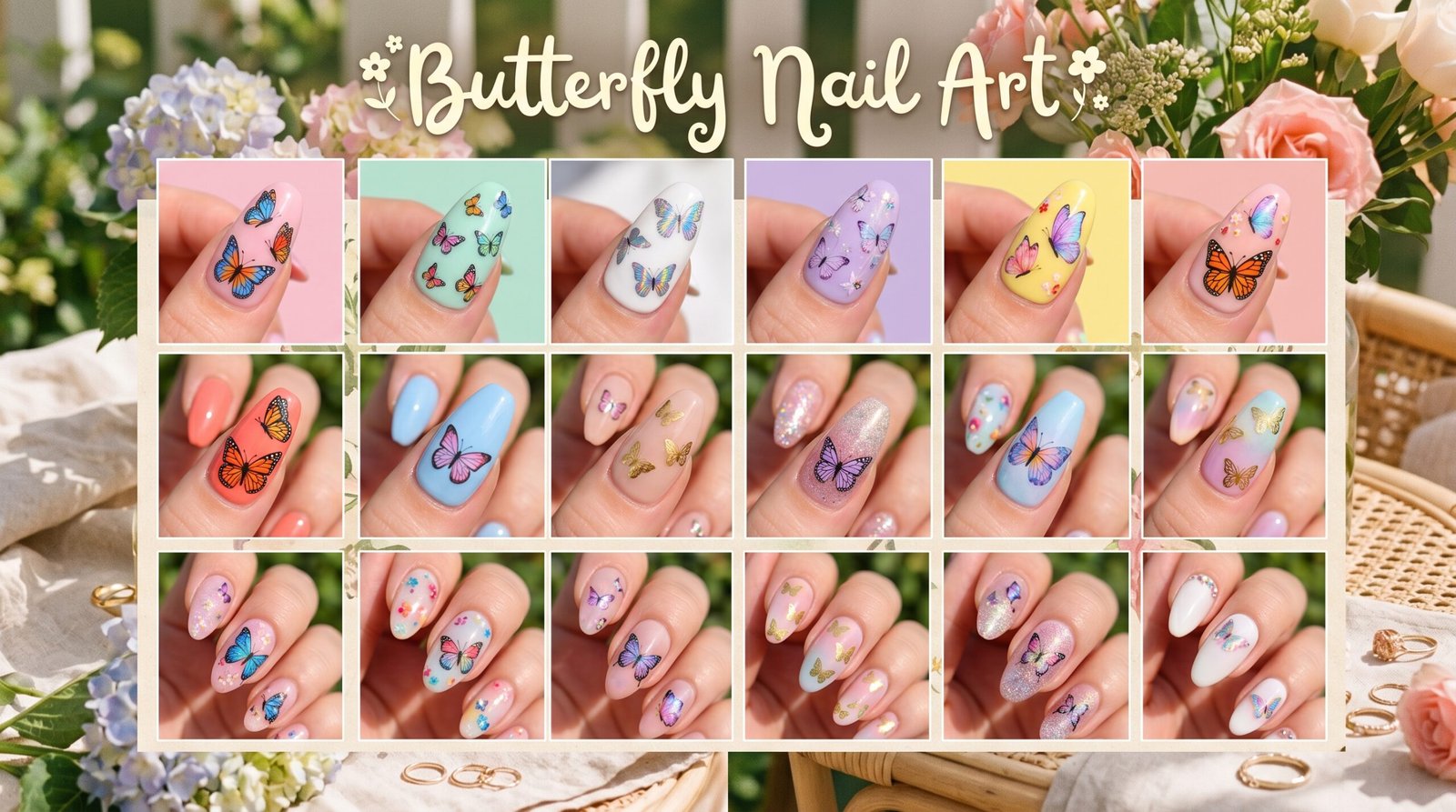 Butterfly nail art designs for summer 2026