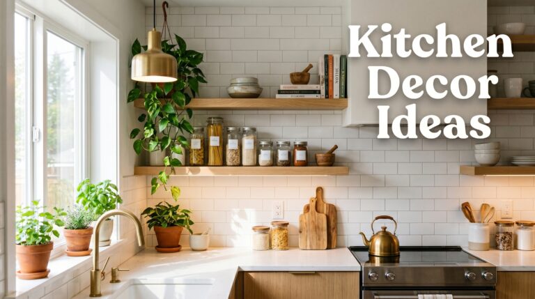 Kitchen decor ideas without renovation modern aesthetic