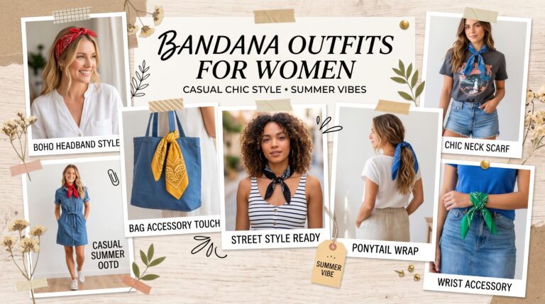 10 Effortless Bandana Outfits Every Woman Needs to Try