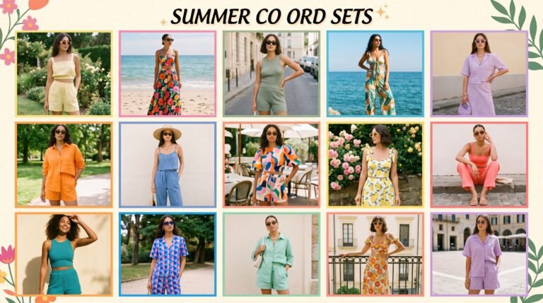 Trendy summer co ord sets for women stylish matching outfits