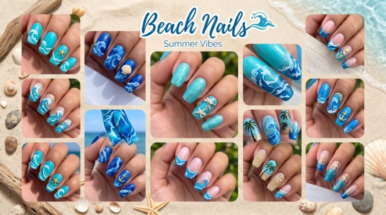 Beach Nails: 10 Ocean Inspired Nail Art Ideas Summer 2026