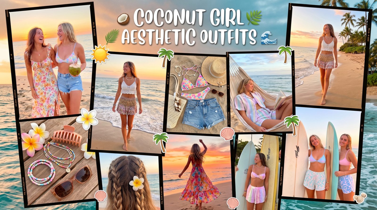 Coconut Girl Aesthetic Outfits