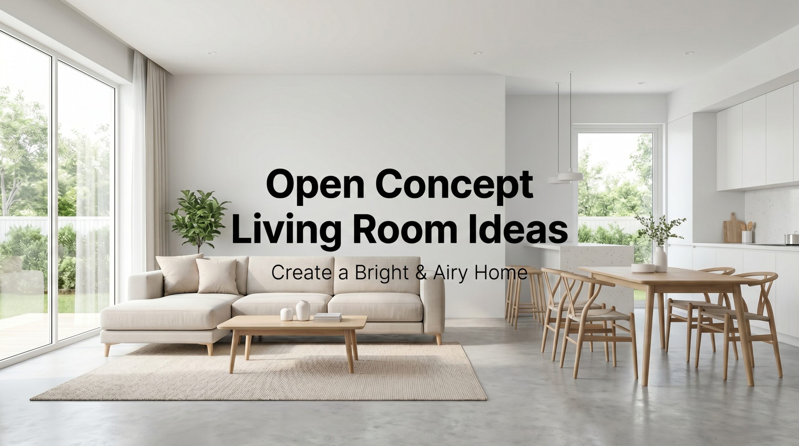 Open Concept Living Room