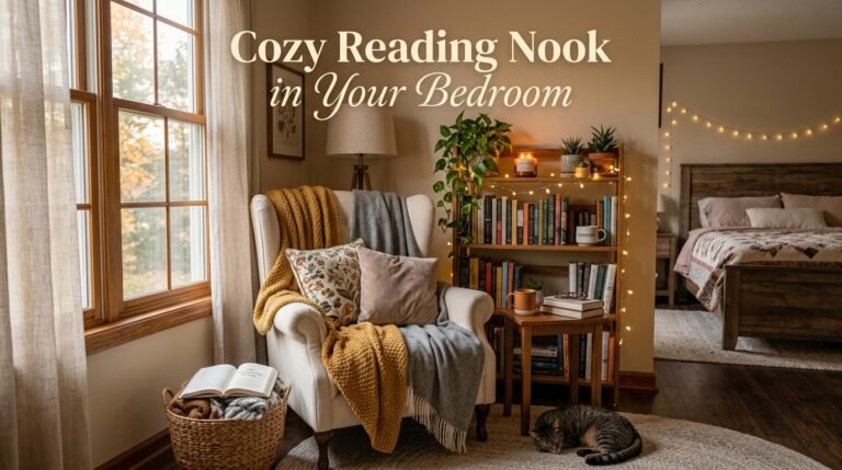 How to Create a Cozy Reading Nook in Your Bedroom