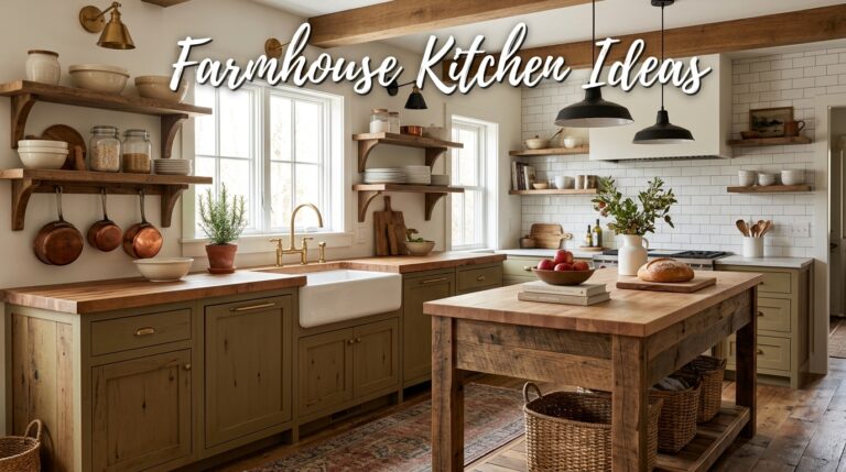 Farmhouse Kitchen Ideas That Are Beautiful, Warm and Totally Functional