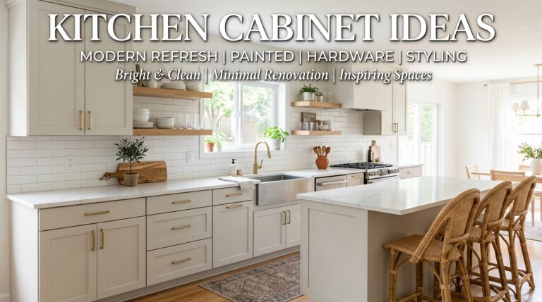Kitchen Cabinet Ideas to Transform Your Space Without Replacing Them