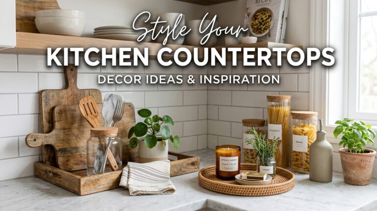 How to Style Your Kitchen Countertops Like an Interior Designer