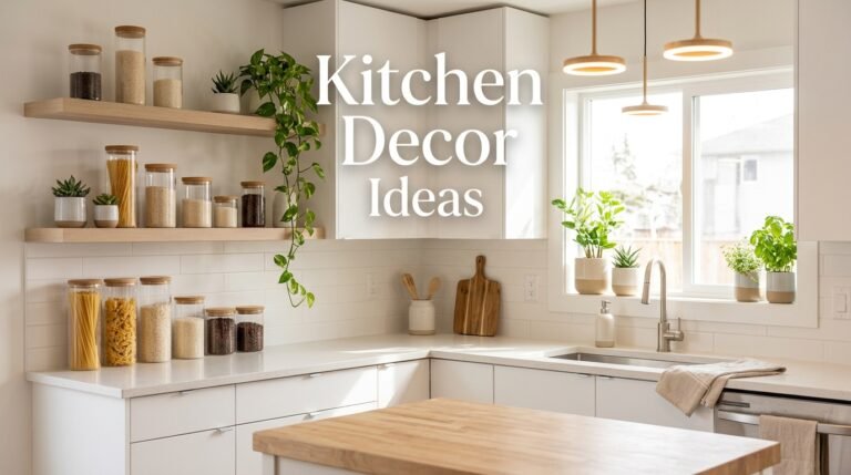 Kitchen Decor Ideas to Refresh Your Space Without a Full Renovation
