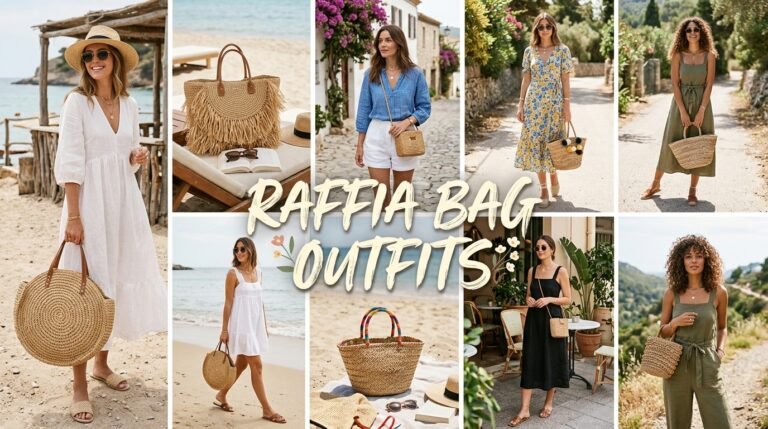 Raffia Bag Outfits Perfect for Summer 2026