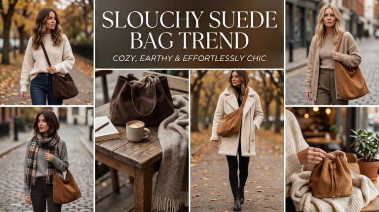 Slouchy Suede Bag Trend: Styling Ideas