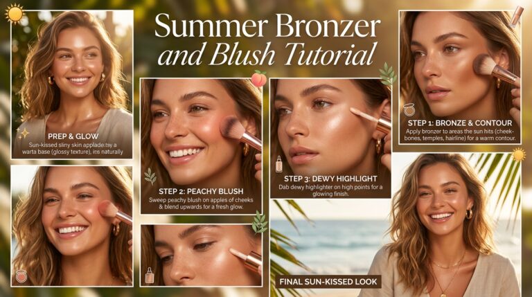 Summer Bronzer and Blush Tutorial