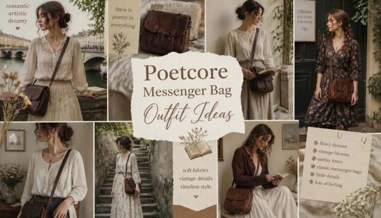 Poetcore Messenger Bag Outfit Ideas