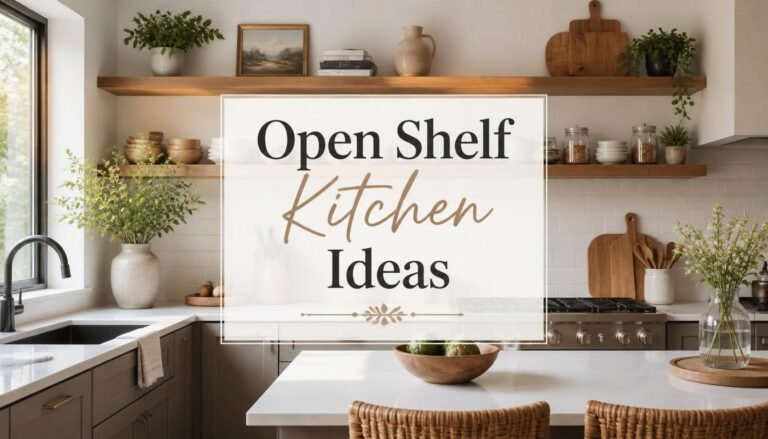 Open Shelf Kitchen Ideas That Are Stylish and Incredibly Practical