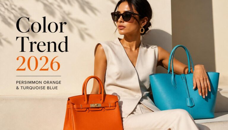 Persimmon and Turquoise Bags: The 2026 Color Trend You Need in Your Wardrobe Right Now