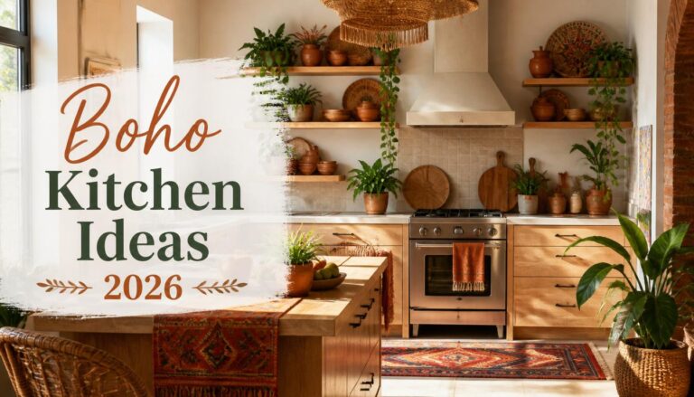 Boho Kitchen Ideas to Add Color, Warmth, and Texture to Your Cooking Space