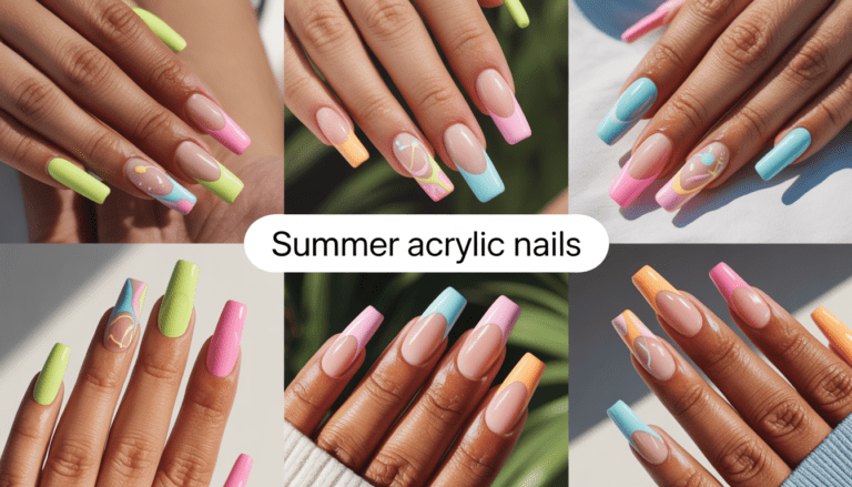 Summer Acrylic Nails: 10 Stunning Designs To Try Now
