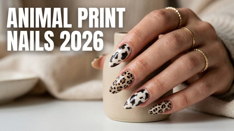 Animal Print Nails: Leopard and Cow Print