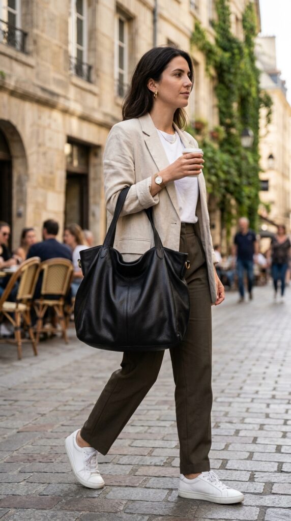 Oversized soft bags with a relaxed slouchy silhouette, creating a modern, practical, and effortlessly chic accessory perfect for everyday fashion