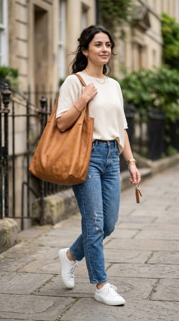Slouchy tote bags with a relaxed oversized silhouette, creating a casual, modern, and effortlessly chic accessory perfect for everyday use