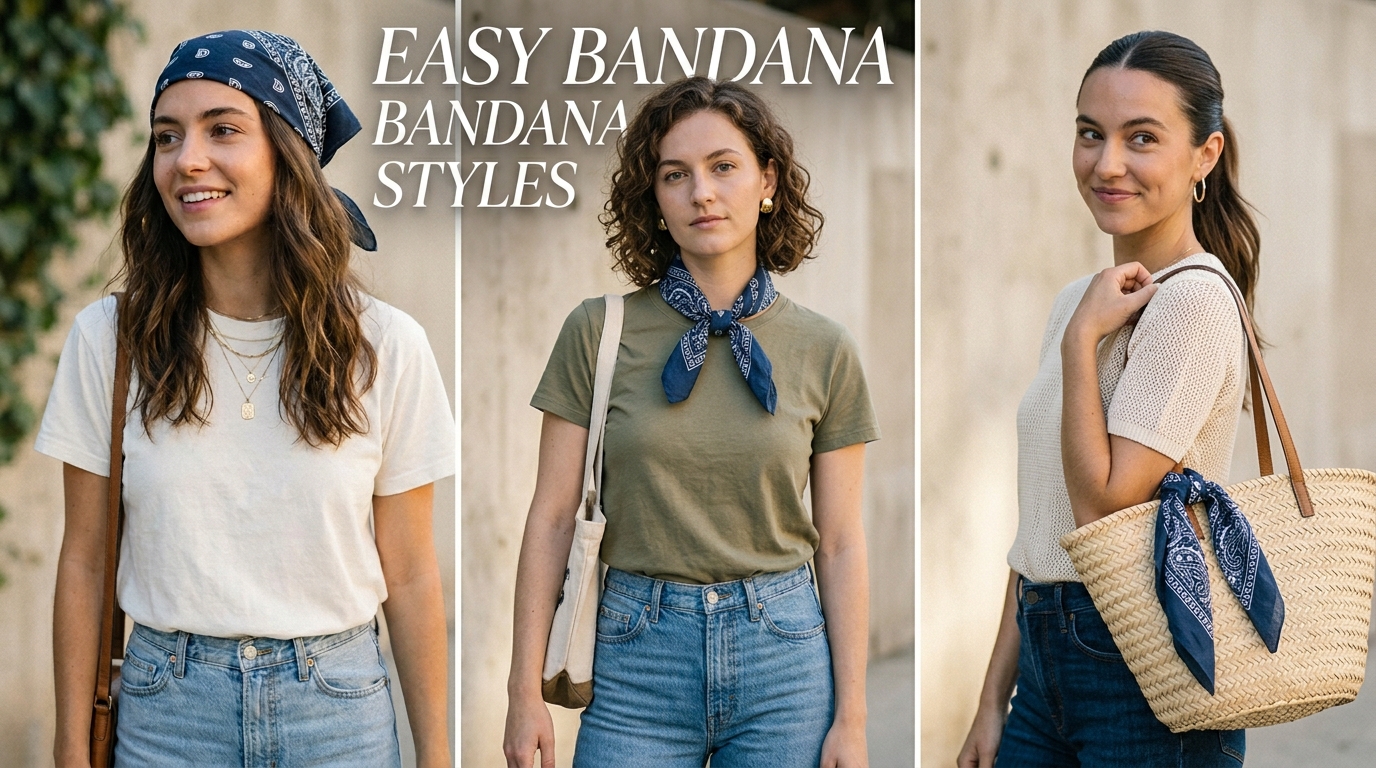 Easy Bandana Styling Ideas for Everyday Looks