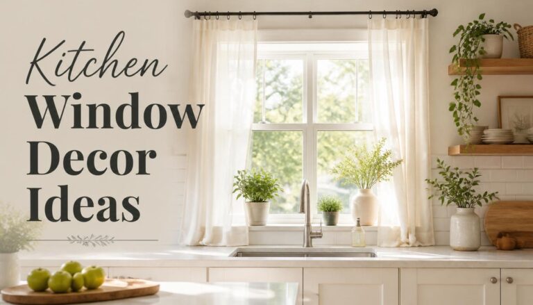 Kitchen Window Decor Ideas to Brighten Your Cooking Space